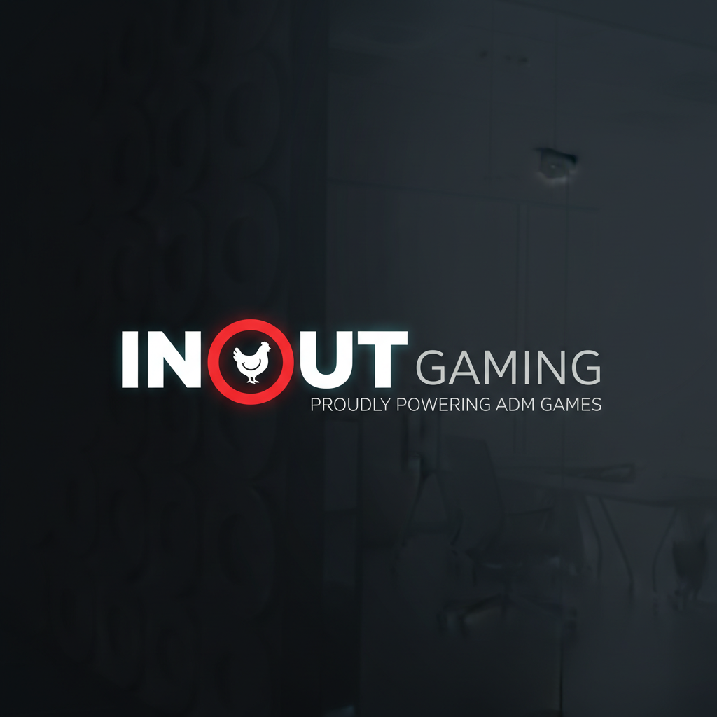 Logo del provider InOut Gaming — sviluppatore di Chicken Road 2 e crash game per il mercato ADM italiano